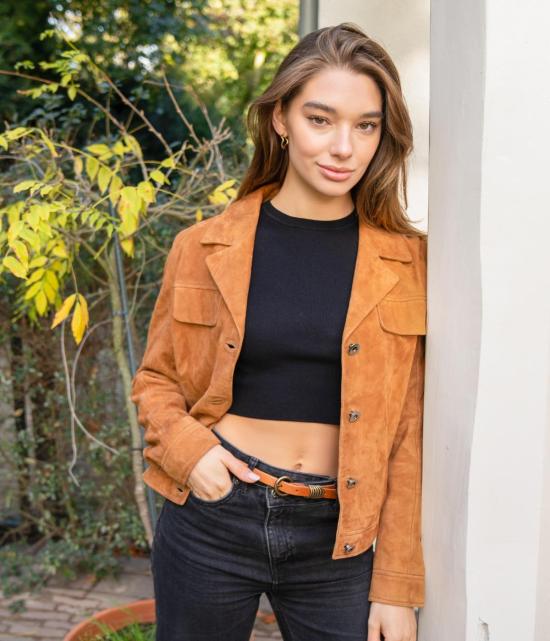  Amsterdam Heritage 레귤러 벨트 암스테르담 헤리티지 알리 스키니 가죽  카멜 - OTHER BRANDS