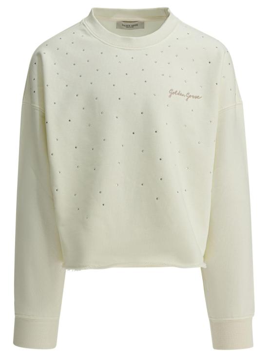 26SS [키즈] 골든구스 트레이닝 상의 GKP02629 P00243511560 WHITE