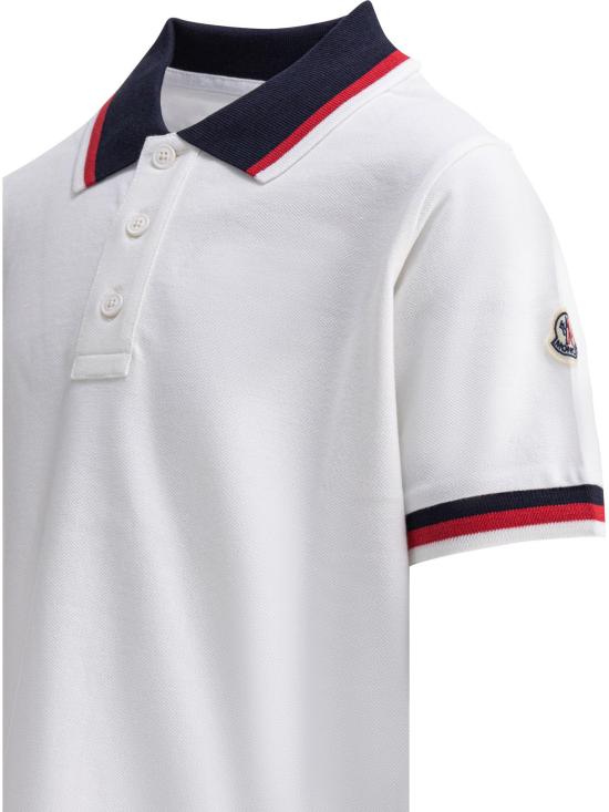 26SS [키즈] 몽클레어 폴로 셔츠 8A00003 K 8496W034 WHITE - MONCLER