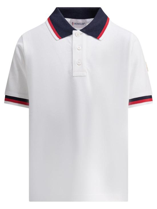 26SS [키즈] 몽클레어 폴로 셔츠 8A00003 K 8496W034 WHITE