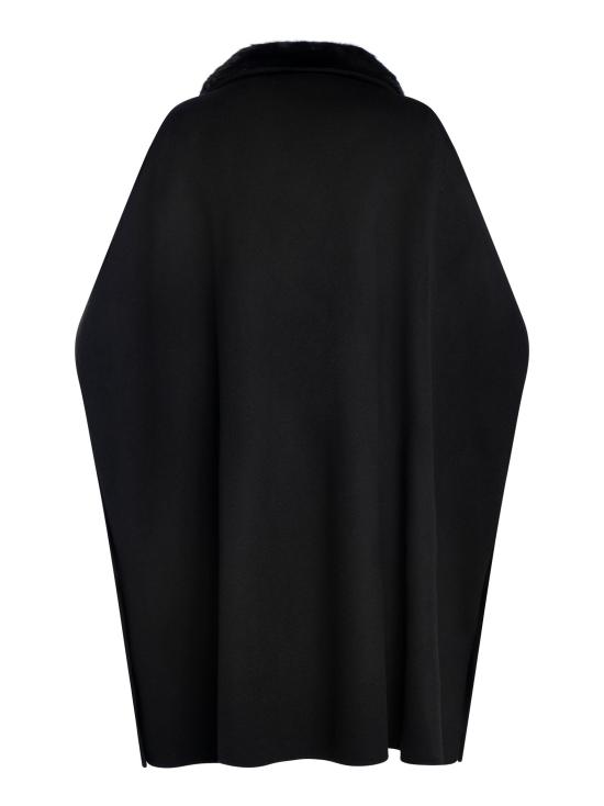 25FW 이브살로몬 코트 26WYC05897CAVI C99 BLACK - YVES SALOMON