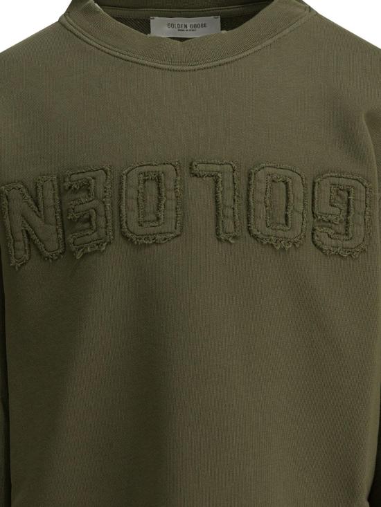 26SS [키즈] 골든구스 트레이닝 상의 GKP02214 P00224435479 GREEN - GOLDEN GOOSE