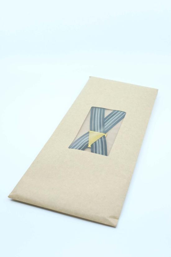  타이가 타카하시 가죽 벨트 타이거 타카하시 Lot.005 멀티 스트라이프 블랙 레이온 서스펜더 - TAIGA TAKAHASHI