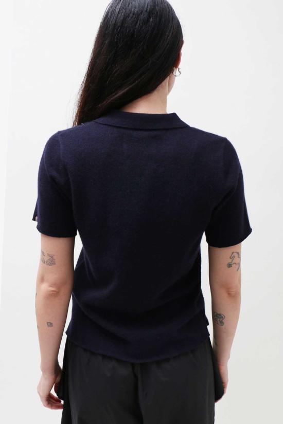  익스트림캐시미어 스웨터 익스트림 캐시미어 198호 살라만더 탑 네이비 - EXTREME CASHMERE