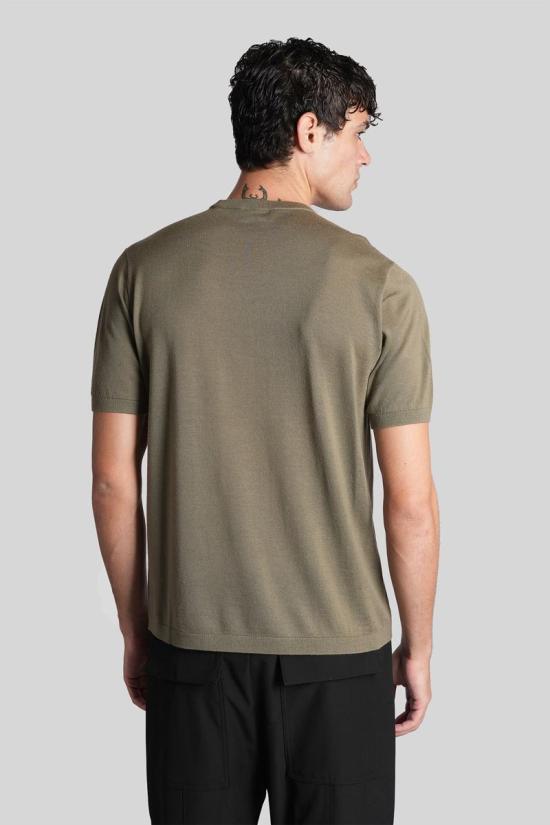 25FW 엠포리오 아르마니 반팔 티셔츠 425494 EM003512AF19543 GREEN - EMPORIO ARMANI