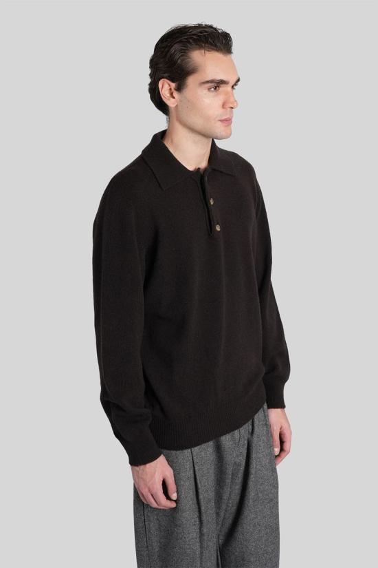 25FW 어 페이퍼 키드 스웨터 426018 F5PKMAKP256 BROWN - A PAPER KID