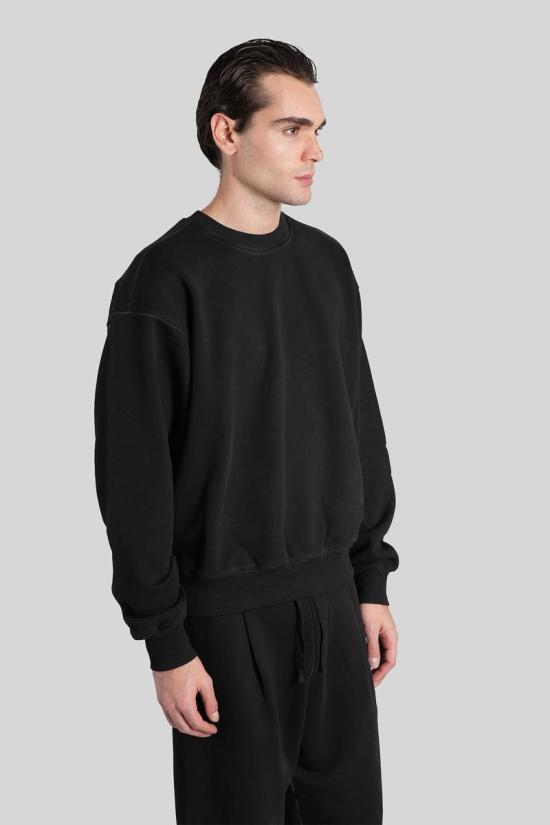 25FW 어 페이퍼 키드 스웨터 426832 F5PKUASW182 Black - A PAPER KID