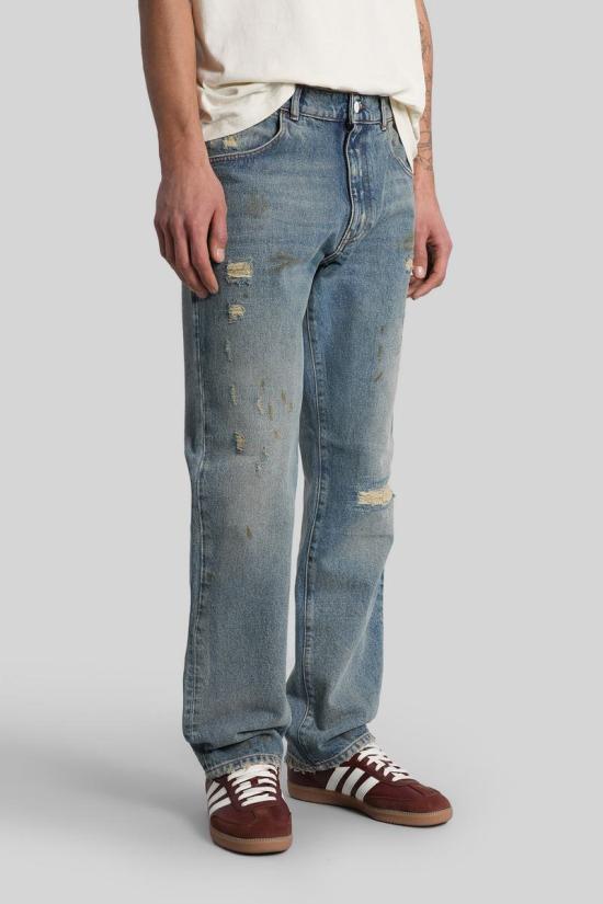 25FW 아미시 데님 팬츠 432404 AMU010D4353016 BLUE - AMISH