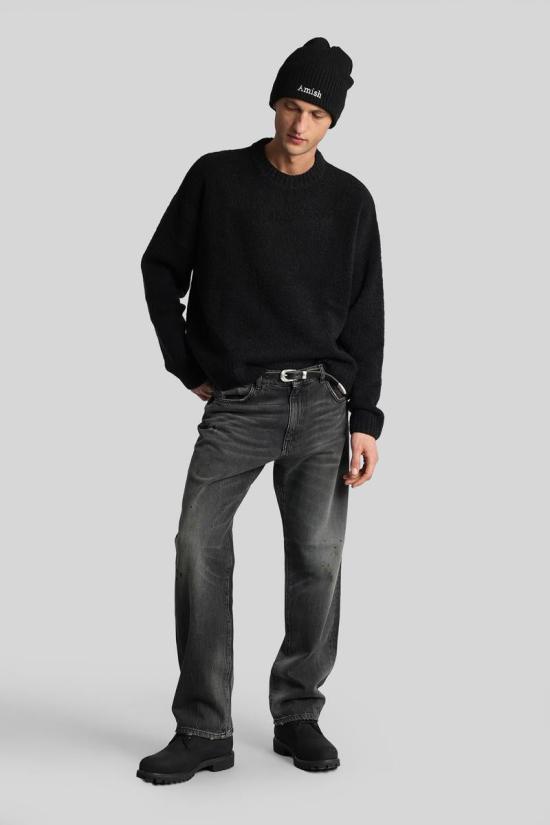 25FW 아미시 데님 팬츠 432402 AMU010N0952793 Black - AMISH