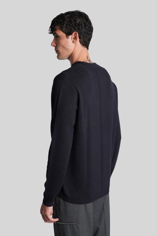 25FW 로우브랜드 스웨터 426820 L1MFW25266735 BLUE - LOW BRAND