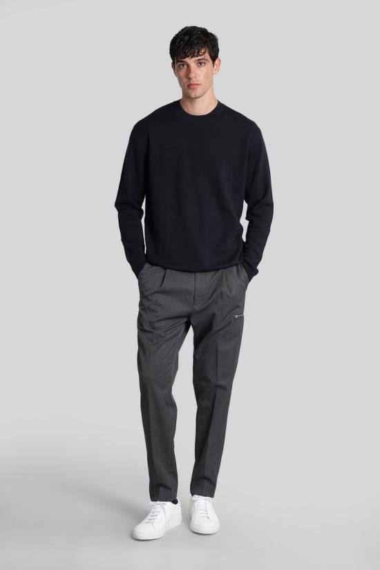 25FW 로우브랜드 스웨터 426820 L1MFW25266735 BLUE - LOW BRAND