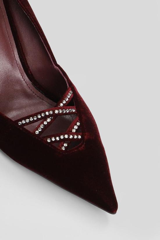 25FW 로라크루즈 힐/펌프스 427412 075Z70BK Red - LOLA CRUZ