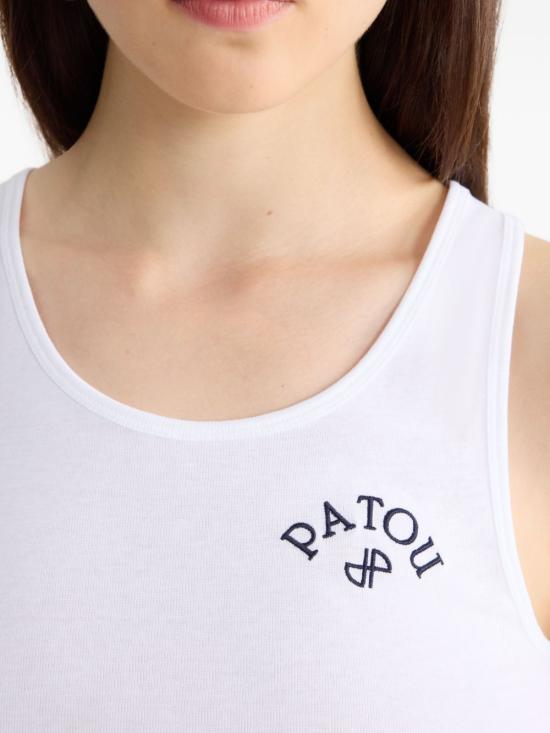 26SS 파투 민소매 티셔츠 JE2109994 001W - PATOU