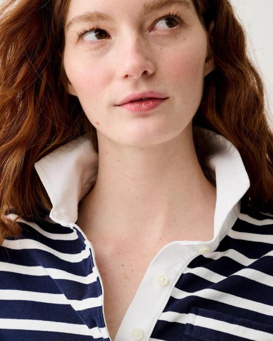  앤 매쉬번 반팔 티셔츠 프래니 럭비 폴로 탑 - ANN MASHBURN