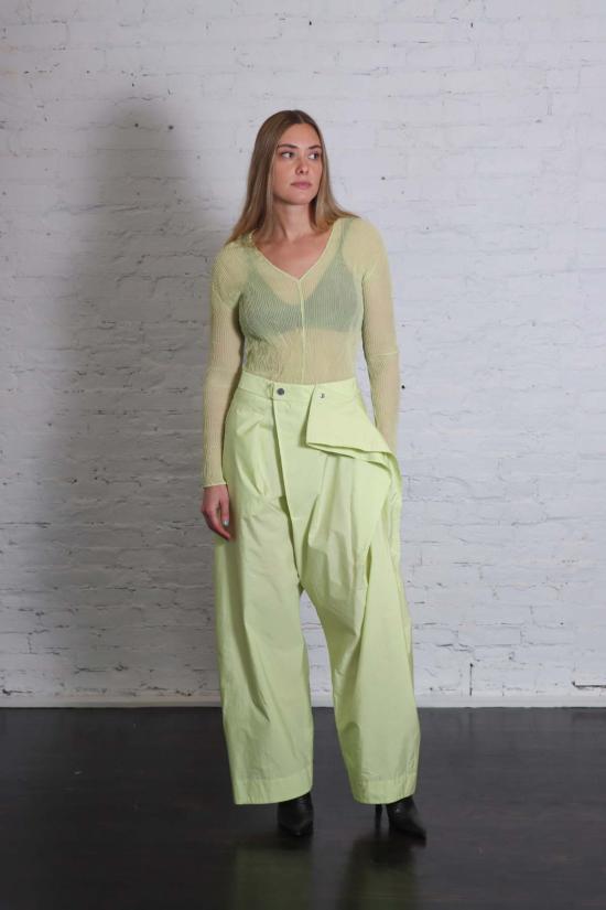  이세이 미야케 스트레이트 팬츠 아킴보 팬츠