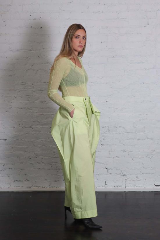  이세이 미야케 스트레이트 팬츠 아킴보 팬츠 - ISSEY MIYAKE