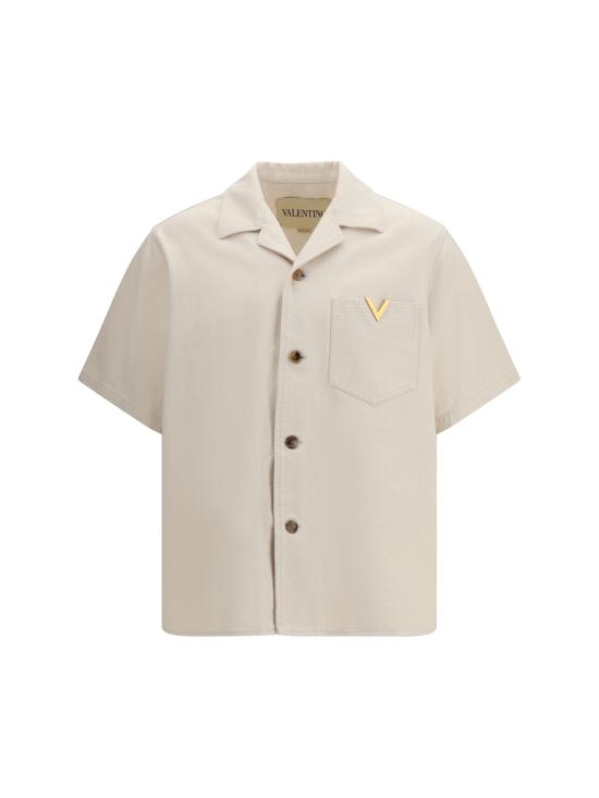 26SS 발렌티노 가라바니 긴팔 셔츠 8V3DBA10B9W A03 CREAM