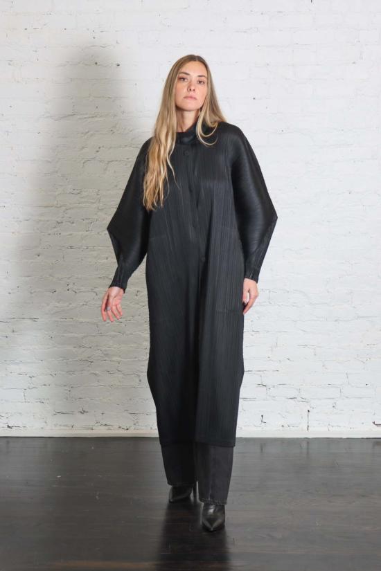  플리츠플리즈 코트 이세이 미야케 플리츠 스카이라인 - PLEATS PLEASE