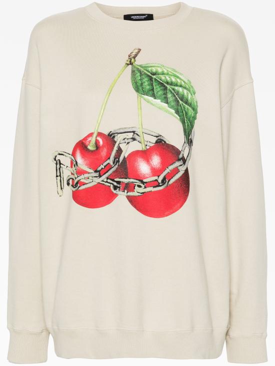  언더커버 긴팔 티셔츠 UNDW3FRSW044BE LIGHT BEIGE DOM