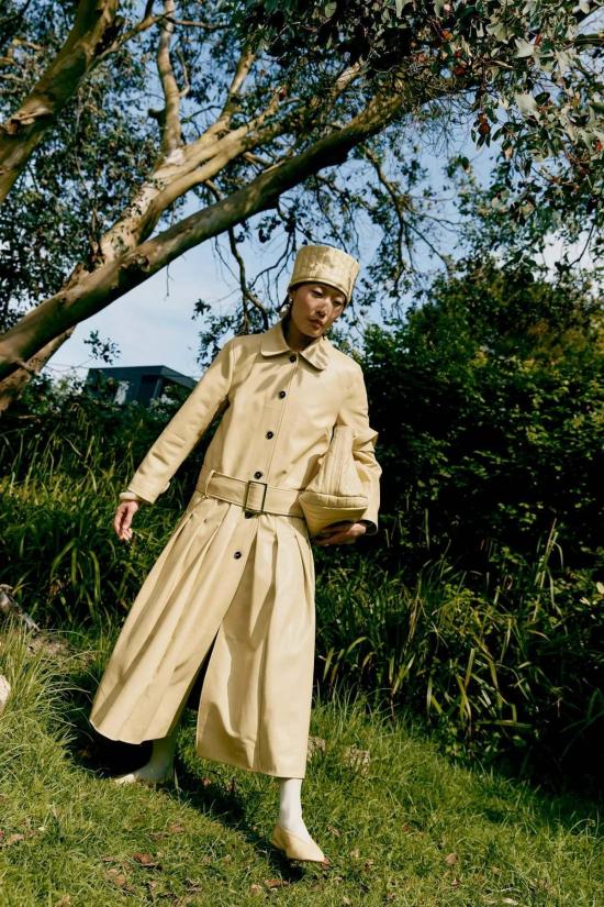  코울리 스튜디오 가죽 자켓 콜리 스튜디오 윌로우 코트 - CAWLEY STUDIO