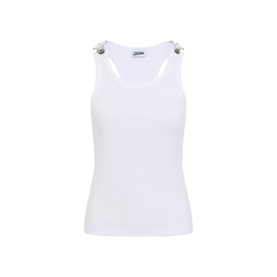 26SS 장 폴 고티에 민소매 티셔츠 2503UTO380J014 01 WHITE - JEAN PAUL GAULTIER