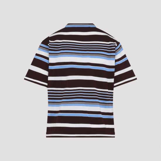 26SS 프라다 반팔 티셔츠 P24B3HSOOO 19BR F0RUE AMARANTO AZZURRO - PRADA