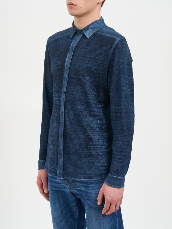 26SS 아방도이 긴팔 셔츠 N226SU4502JLIVHV00057 Blue - AVANT TOI