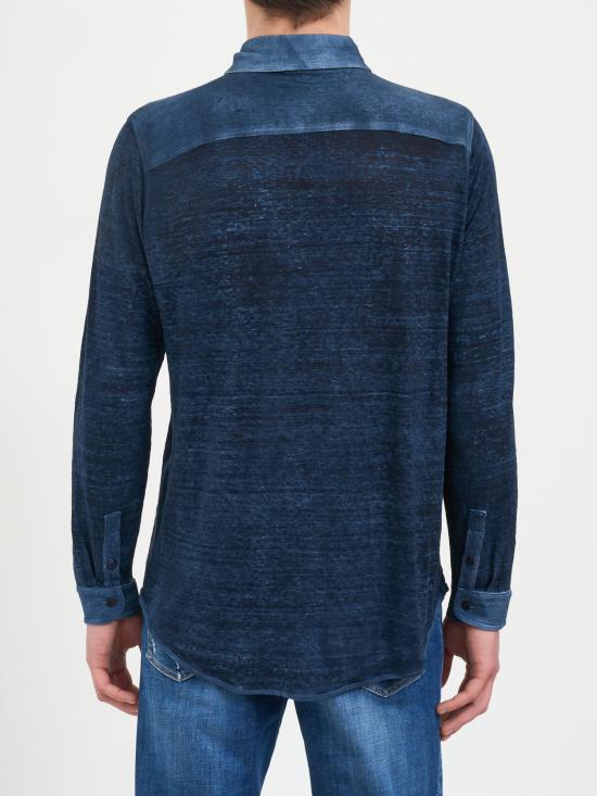 26SS 아방도이 긴팔 셔츠 N226SU4502JLIVHV00057 Blue - AVANT TOI