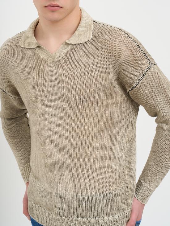 26SS 아방도이 스웨터 N226SU3557LSSVHV00949 Brown - AVANT TOI