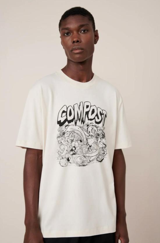  코우토우 반팔 티셔츠 퇴비 스테이플 티 - KOWTOW