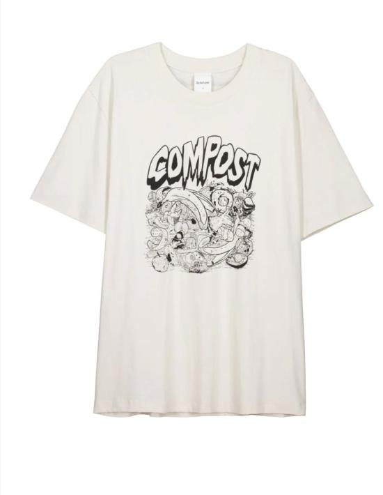  코우토우 반팔 티셔츠 퇴비 스테이플 티