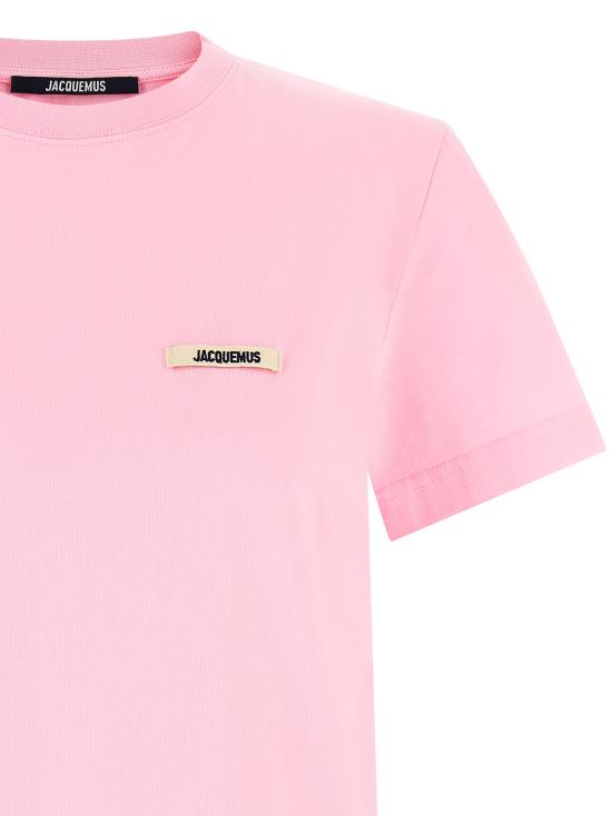 26SS 자크뮈스 반팔 티셔츠 25HTSW00550AJ00029431 Pink - JACQUEMUS