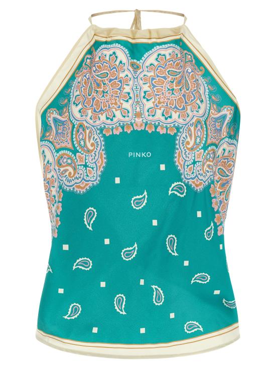 26SS 핑코 민소매 티셔츠 106732A38GSZ4 Light Blue