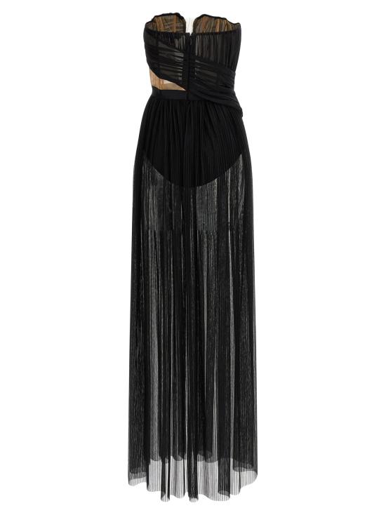 26SS 넨시 도자카 롱 원피스 NDDR2883000100BLACK Black - NENSI DOJAKA