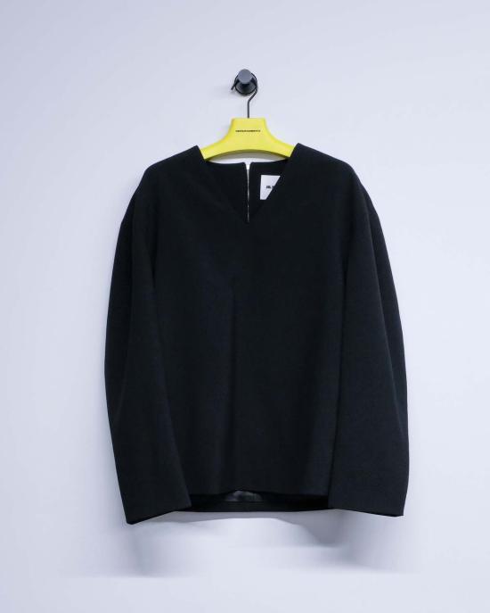  질샌더 자켓 Jil Sander 울 풀오버 블루종 재킷 - JIL SANDER