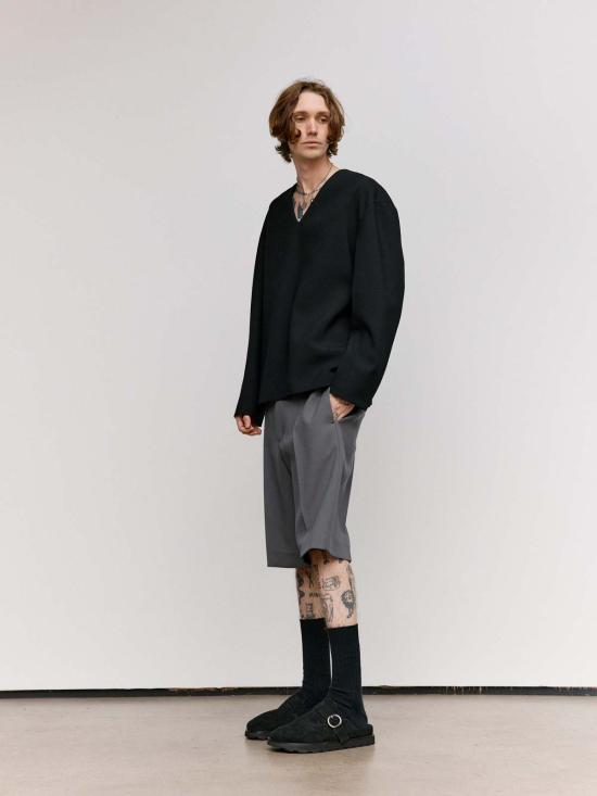  질샌더 자켓 Jil Sander 울 풀오버 블루종 재킷 - JIL SANDER