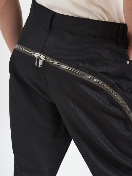 26SS 릭 오웬스 스트레이트 팬츠 NRU01F2343CDU09 Black - RICK OWENS