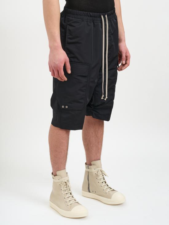 26SS 릭 오웬스 숏팬츠 NRU01F2389FT09 Black - RICK OWENS