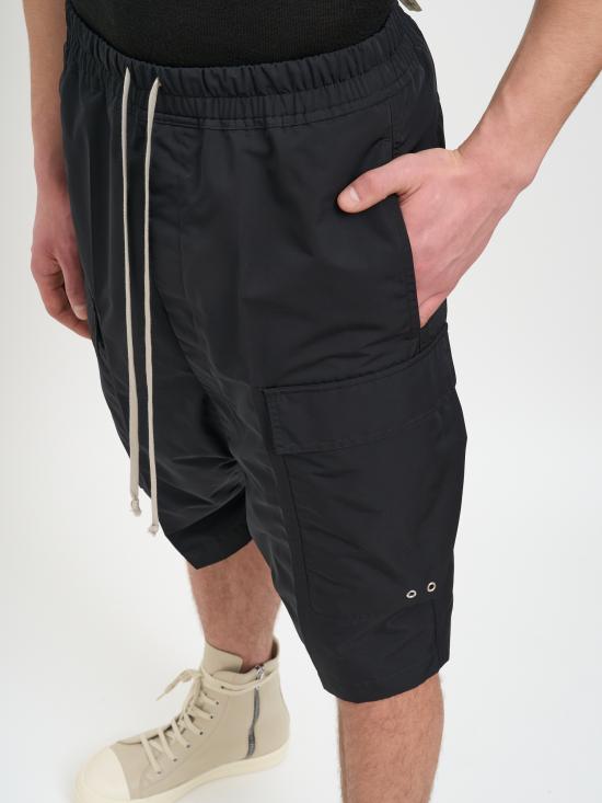 26SS 릭 오웬스 숏팬츠 NRU01F2389FT09 Black - RICK OWENS