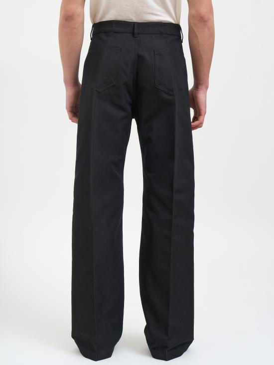 26SS 릭 오웬스 스트레이트 팬츠 NRU01F2333CDU09 Black - RICK OWENS