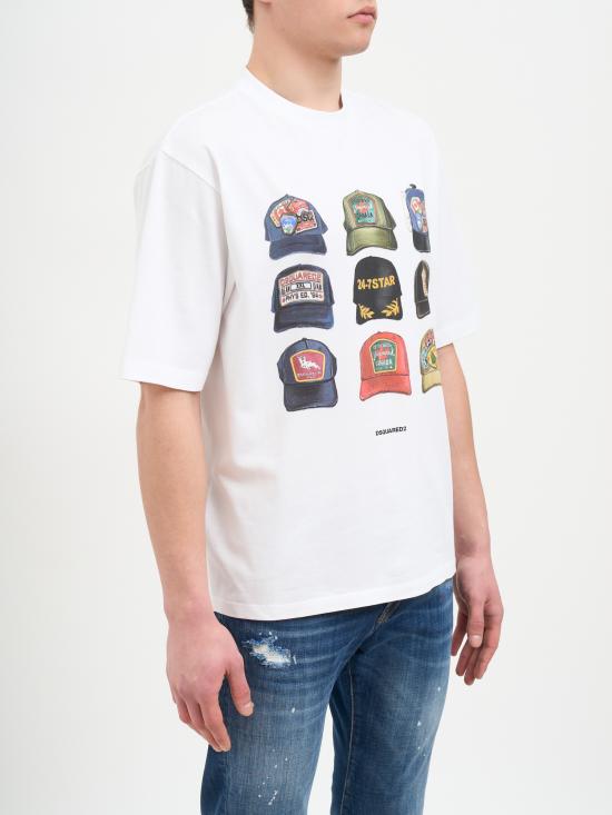 26SS 디스퀘어드2 반팔 티셔츠 NS78GD0112D20033100 White - DSQUARED2