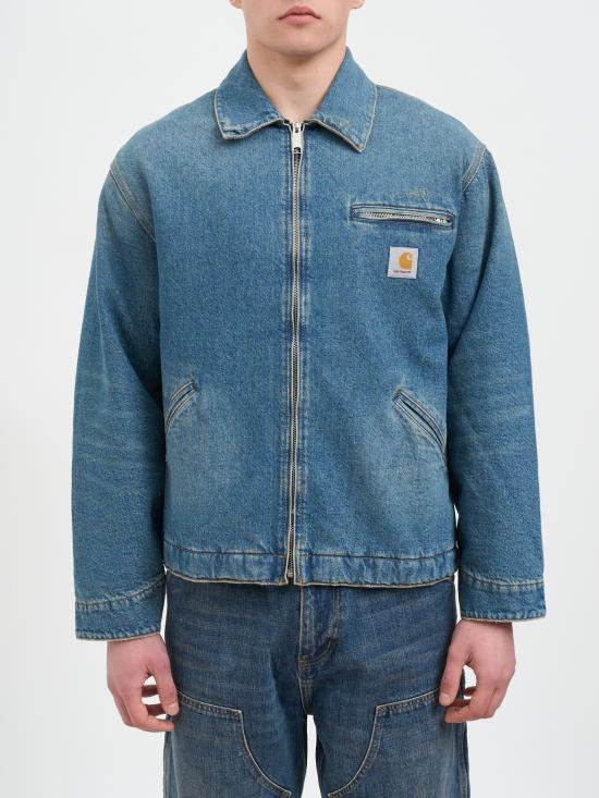 26SS 칼하트 WIP 데님 자켓 NI03625901B7 Blue