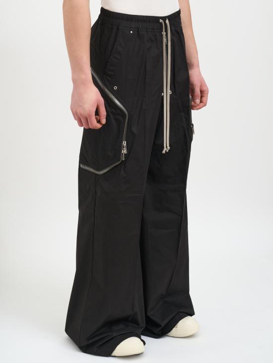 26SS 릭 오웬스 스트레이트 팬츠 NRU01F2338P09 Black - RICK OWENS