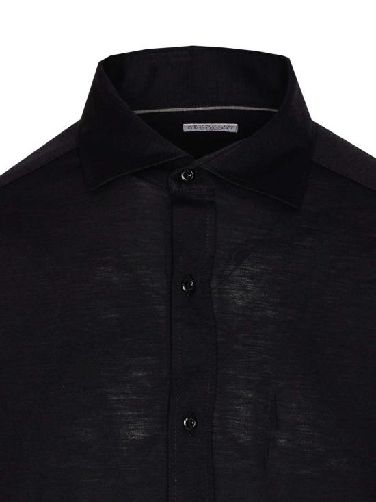 26SS 브루넬로 쿠치넬리 프렌치 칼라 셔츠 MD8216686C101 - BRUNELLO CUCINELLI