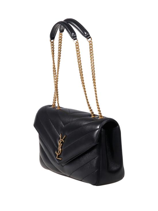 26SS 생로랑 루루 마틀라세 램스킨 미디움 숄더백 801439 AAEAX 1000 NERO - SAINT LAURENT