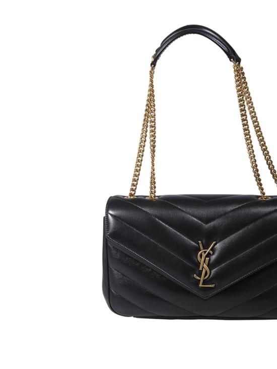 26SS 생로랑 루루 마틀라세 램스킨 미디움 숄더백 801439 AAEAX 1000 NERO - SAINT LAURENT