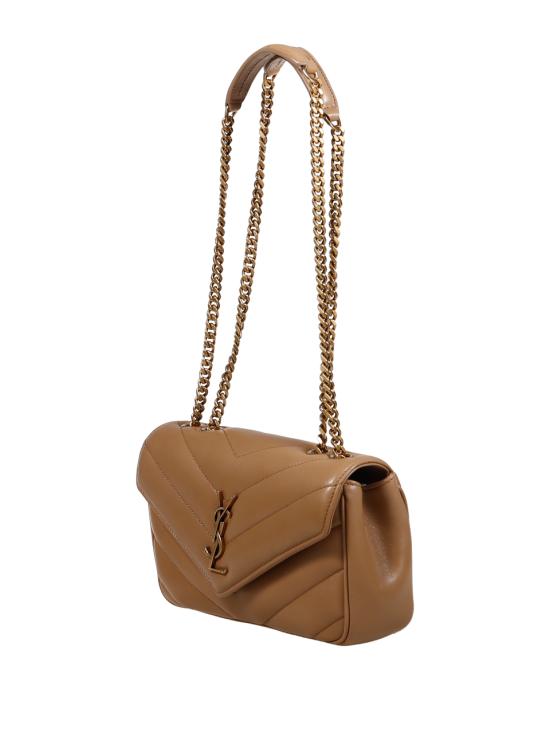26SS 생로랑 루루 마틀라세 램스킨 스몰 숄더백 801437 AAEAX 2357 NATURAL TAN - SAINT LAURENT