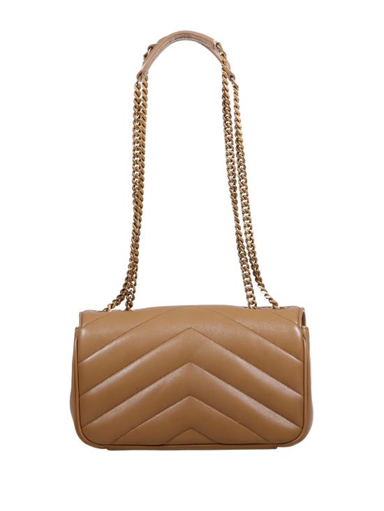 26SS 생로랑 루루 마틀라세 램스킨 스몰 숄더백 801437 AAEAX 2357 NATURAL TAN - SAINT LAURENT