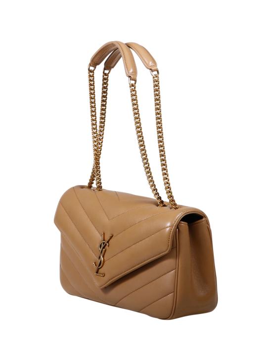 26SS 생로랑 루루 마틀라세 램스킨 미디움 숄더백 801439 AAEAX 2357 NATURAL TAN - SAINT LAURENT