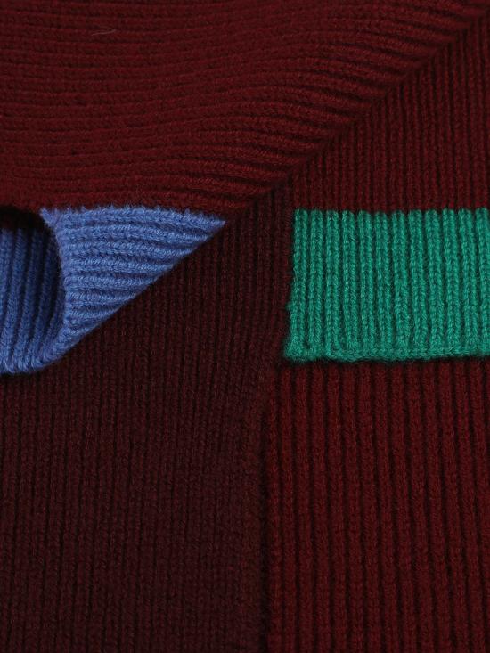 25FW 로에베 머플러/스카프 FSA8S3SK01 6654 GREEN RED MULTICOLOR - LOEWE